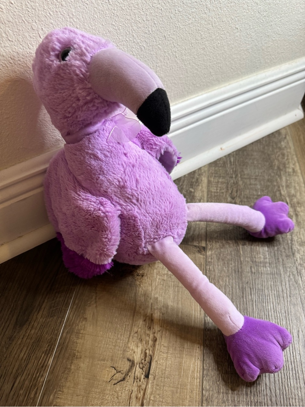 Lavender Plush Flamingo Stuffed Animal - Soft Purple Toy